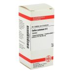 SULFUR JODATUM D 6 Tabletten (PZN 1787551) из Германии