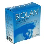 BIOLAN Augentropfen Einzeldosispipetten (PZN 1829864) из Германии