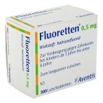 Fluoretten 0,5mg (PZN 2477930) из Германии