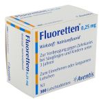 Fluoretten 0,25mg (PZN 2477924) из Германии