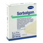 SORBALGON Kompressen 5x5 cm (PZN 3318955) из Германии
