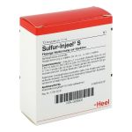 SULFUR INJEEL S Ampullen (PZN 4836600) из Германии