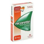 Nicorette 2mg freshfruit (PZN 4370219) из Германии