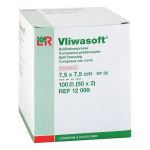 VLIWASOFT Schlitzkompressen 7,5x7,5 cm steril 4l. (PZN 6868768) из Германии