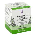 BIOCHEMIE 19 Cuprum arsenicosum D 12 Tabletten (PZN 4325087) из Германии