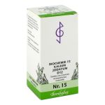 BIOCHEMIE 15 Kalium jodatum D 12 Tabletten (PZN 4324797) из Германии