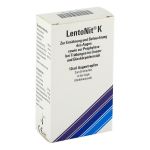 LENTO NIT K Augentropfen (PZN 4407187) из Германии