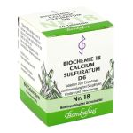 BIOCHEMIE 18 Calcium sulfuratum D 6 Tabletten (PZN 4325012) из Германии