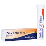 Zink beta 25mg (PZN 8653457) из Германии