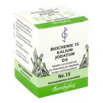 BIOCHEMIE 15 Kalium jodatum D 6 Tabletten (PZN 4324768) из Германии