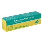 Zinkbrause Verla 25mg (PZN 8900542) из Германии