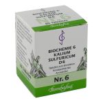 BIOCHEMIE 6 Kalium sulfuricum D 6 Tabletten (PZN 3420197) из Германии