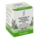 BIOCHEMIE 10 Natrium sulfuricum D 12 Tabletten (PZN 1073886) из Германии