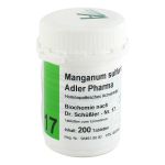 BIOCHEMIE Adler 17 Manganum sulfuricum D 12 Tabl. (PZN 833444) из Германии
