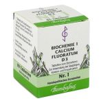 BIOCHEMIE 1 Calcium fluoratum D 3 Tabletten (PZN 4324596) из Германии