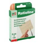 RATIOLINE sensitive Wundschnellverband 8 cmx1 m (PZN 1805177) из Германии