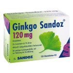 Ginkgo Sandoz 120mg (PZN 1684012) из Германии