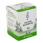BIOCHEMIE 12 Calcium sulfuricum D 6 Tabletten (PZN 1073900) из Германии