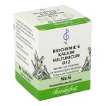 BIOCHEMIE 6 Kalium sulfuricum D 12 Tabletten (PZN 674135) из Германии