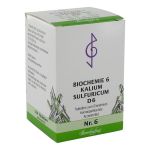 BIOCHEMIE 6 Kalium sulfuricum D 6 Tabletten (PZN 1009411) из Германии