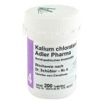 BIOCHEMIE Adler 4 Kalium chloratum D 6 Tabletten (PZN 833237) из Германии