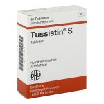 TUSSISTIN S Tabletten (PZN 4043957) из Германии