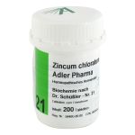 BIOCHEMIE Adler 21 Zincum chloratum D 12 Tabletten (PZN 833504) из Германии