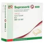 SUPRASORB P PU-Schaumv.selbstklebend 7,5x7,5 cm (PZN 7402368) из Германии
