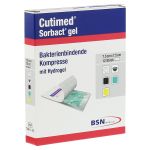 CUTIMED Sorbact Gel Kompressen 7,5x7,5 cm (PZN 11285135) из Германии