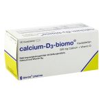 CALCIUM-D3-biomo Kautabletten 500+D (PZN 294473) из Германии
