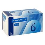 NOVOFINE 6 Kanülen 0,25x6 mm 31 G (PZN 6567848) из Германии