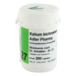BIOCHEMIE Adler 27 Kalium bichrom D 12 Tabletten (PZN 5455202) из Германии