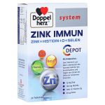 DOPPELHERZ Zink Immun Depot system Tabletten (PZN 15611554) из Германии