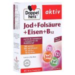 DOPPELHERZ Jod+Folsäure+Eisen+B12 Tabletten (PZN 16487984) из Германии
