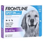Frontline Spot On gegen Zecken und Flöhe bei Hunden 20 - 40 kg (PZN 2246403) из Германии