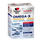 DOPPELHERZ Omega-3 Premium 1500 system Kapseln (PZN 17173986) из Германии