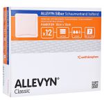 ALLEVYN Silber Schaumverb.12x13 cm haftend (PZN 9686677) из Германии