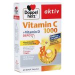 Doppelherz aktiv Vitamin C 1000 + Vitamin D Depot (PZN 13501956) из Германии