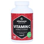 VITAMIN C 160 mg Acerola Extrakt pur vegan Kapseln (PZN 16819328) из Германии