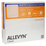 ALLEVYN Schaumverband 12x13 cm haftend (PZN 9686559) из Германии