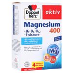 DOPPELHERZ Magnesium 400+B1+B6+B12+Folsäure Tabl. (PZN 16350185) из Германии