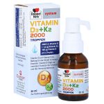 DOPPELHERZ Vitamin D3 2000+K2 Tropfen (PZN 16699982) из Германии