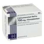 CALCIUMACETAT NEFRO 700 mg Filmtabletten (PZN 4133229) из Германии