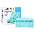 MEDI 7 Medikamentendosierer für 7 Tage türkis (PZN 6055404) из Германии