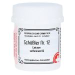 SCHÜSSLER Nr.12 Calcium sulfuricum D 6 Tabletten (PZN 10990707) из Германии