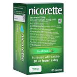 Nicorette 2mg freshmint (PZN 6680071) из Германии
