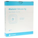 BIATAIN Silicone Ag Schaumverband 10x10 cm (PZN 11560469) из Германии