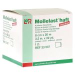 MOLLELAST haft Binden latexfrei 8 cmx20 m weiß (PZN 9886175) из Германии