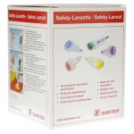 SAFETY-LANZETTEN 28 G Einst.Tiefe 1,6mm mini blau (PZN 6796106) из Германии