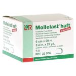 MOLLELAST haft Binden latexfrei 6 cmx20 m weiß (PZN 9886169) из Германии